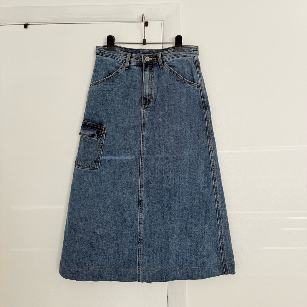Brandy Melville Kenzie 90’s denim maxi skirt